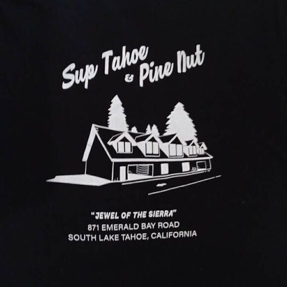 Sup Tahoe & Pine Nut Tshirt South Lake Tahoe Brand Next Level Size Medium Men - Picture 3 of 7